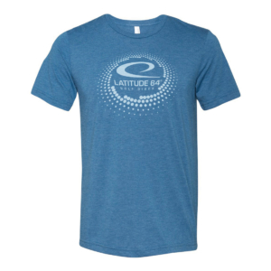 Latitude 64° T-shirt Swirl Steel Blue